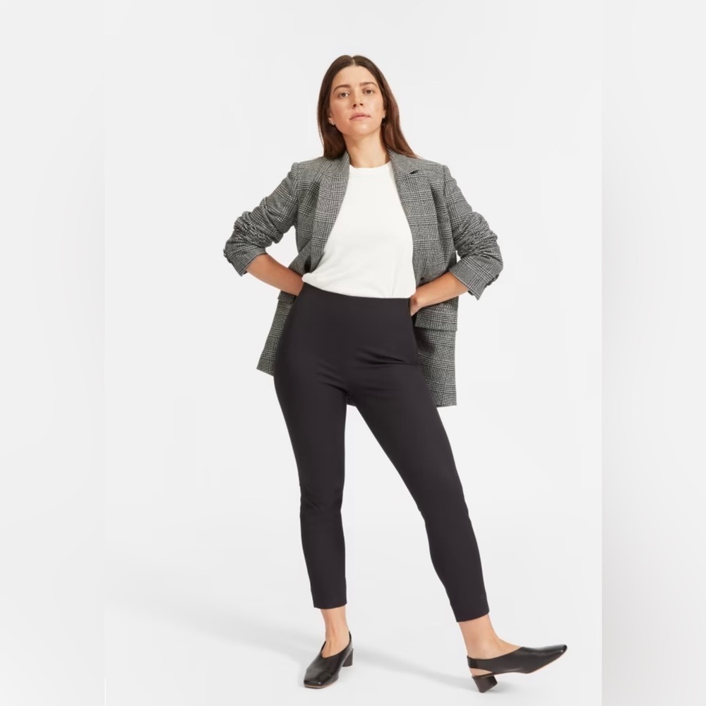 Everlane - The Curvy Side-Zip Stretch Cotton Pant